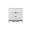 Home Square 4 Piece Set with Nightstand Standard King Headboard & Accent Chest