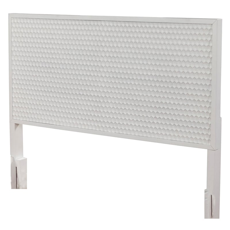 Home Square 4 Piece Set with Nightstand Standard King Headboard & Accent Chest