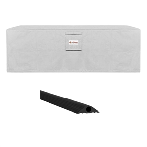 Home Square 2-Piece Set with 52&quot Fire Pit Protective Cover and Hose Cover