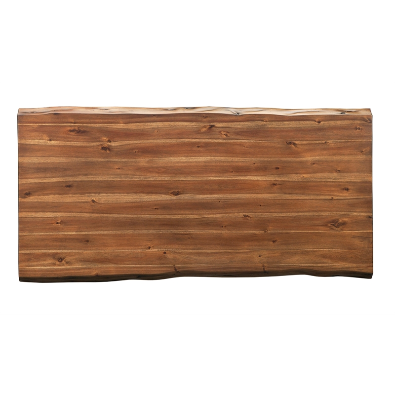 Home Square 5 Piece Set with Dining Table Side Chairs Server and Bench