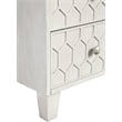 Home Square 3 Piece Set with 2-Drawer Wood Nightstand and 5-Drawer Chest