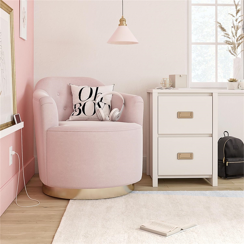 Home Square 2-Piece Set with Nightstand and Twin Metal Loft Bed in White