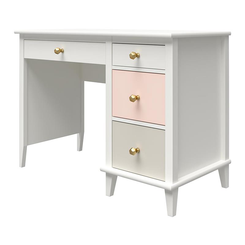 Home Square 2-Piece Furniture Set with 3-Drawer Changing Table and Desk