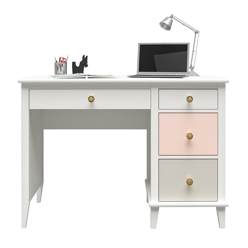 Home Square 2-Piece Furniture Set with 3-Drawer Changing Table and Desk