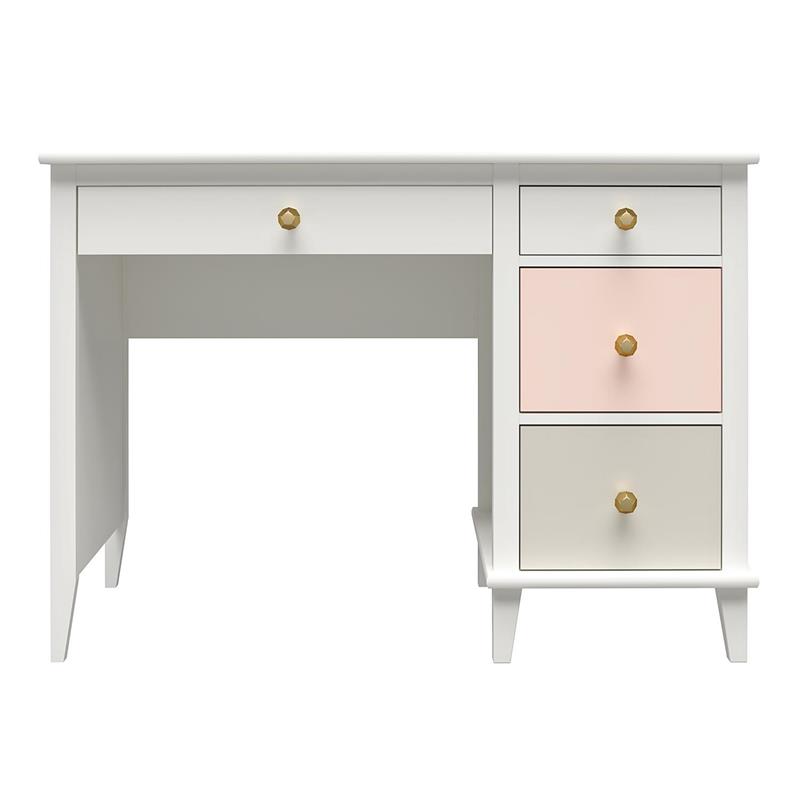 Home Square 2-Piece Furniture Set with 3-Drawer Changing Table and Desk