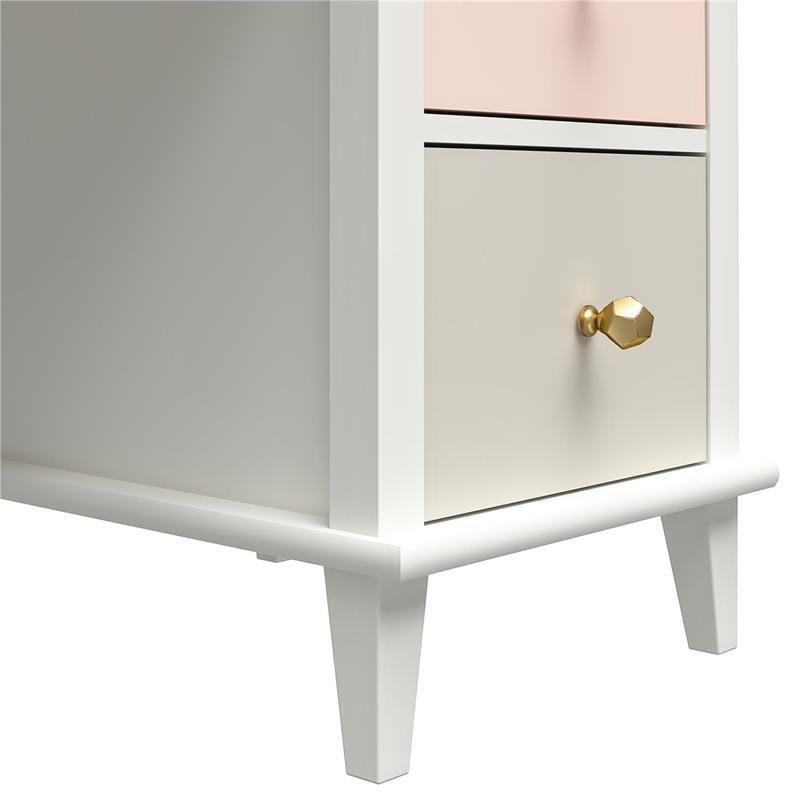 Home Square 2-Piece Furniture Set with 3-Drawer Changing Table and Desk