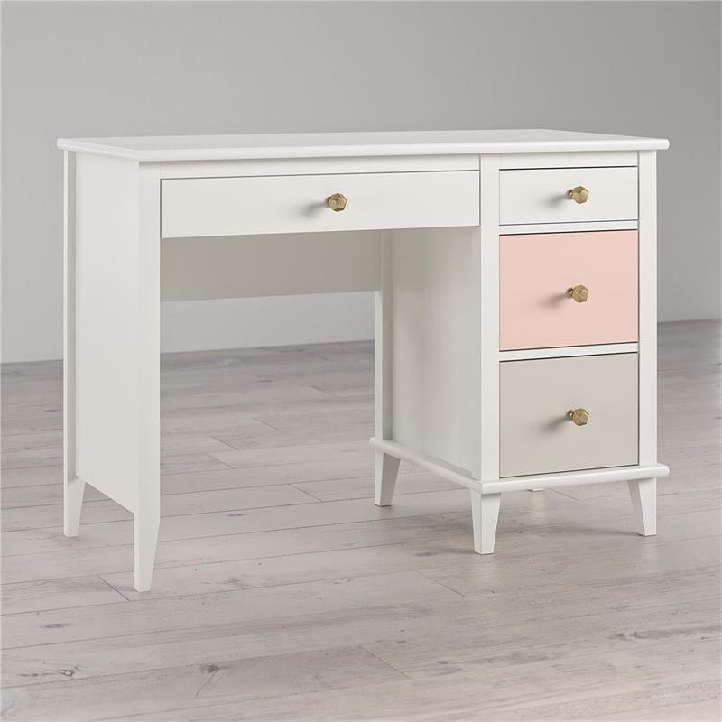 Home Square 2-Piece Furniture Set with 3-Drawer Changing Table and Desk