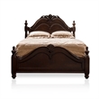 Ruben 2-Piece Cherry Wood California King Poster Bed and 5-Drawer Chest Set