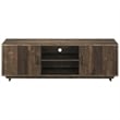 Krella 2-Piece Oak Wood Storage Coffee Table and 62-Inch TV Stand Set