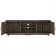 Krella 2-Piece Oak Wood Storage Coffee Table and 62-Inch TV Stand Set