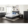 Home Square 2-Piece Furniture Set with Nightstand and Chest in Gray Oak