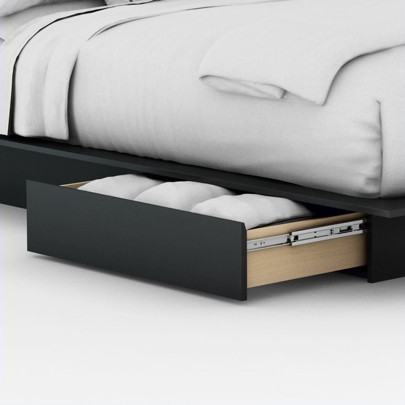 Home Square 2-Piece Set with 2-Drawer Storage Bed & 6-Drawer Lingerie Chest