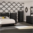 Home Square 2-Piece Set with 2-Drawer Storage Bed & 6-Drawer Lingerie Chest