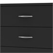 Home Square 3-Piece Set with Queen Storage Bed Nightstand and 5-Drawer Chest