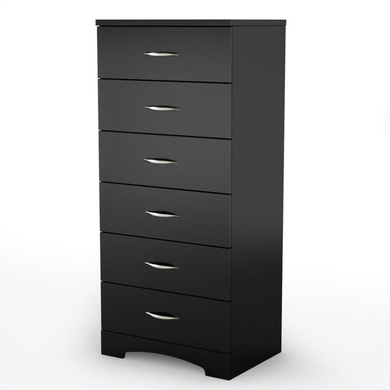 Home Square 3-Piece Set with Nightstand Single Lingerie Chest & Double Dresser