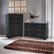 Home Square 2-Piece Set with 5-Drawer Chest and 6-Drawer Double Dresser