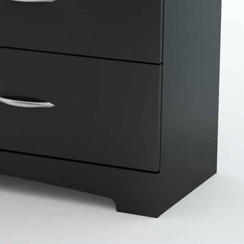 Home Square 2 Piece Set with 5 Drawer Chest and 6 Drawer Double Dresser
