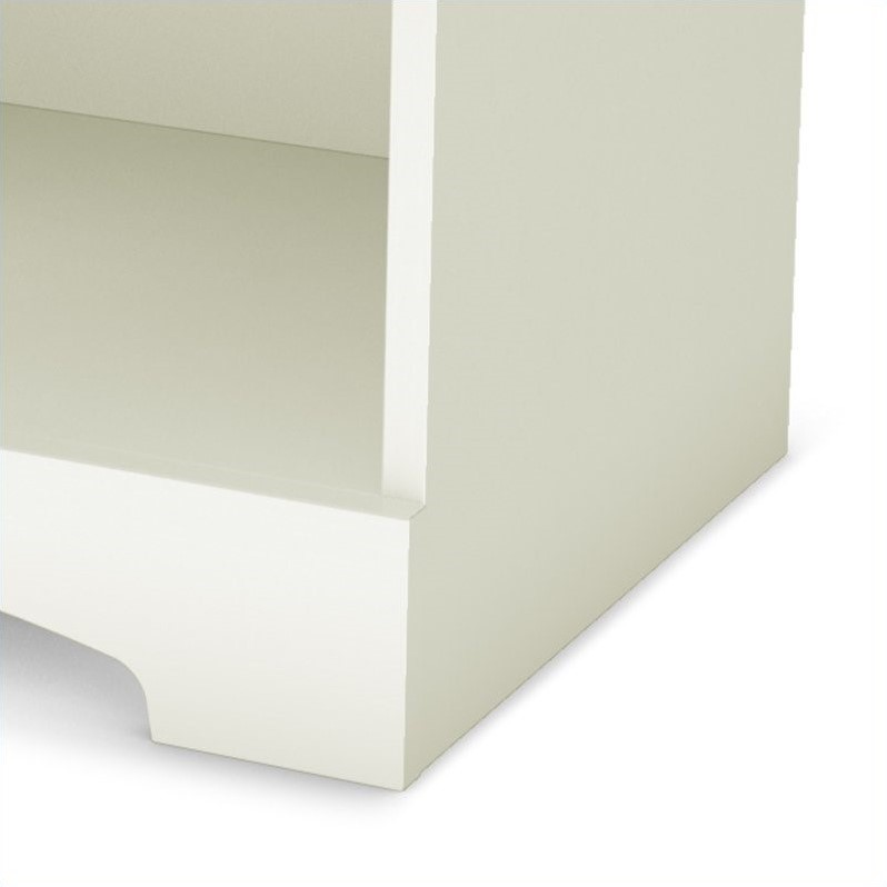 Home Square 2-Piece Furniture Nightstand Set in Pure White Finish