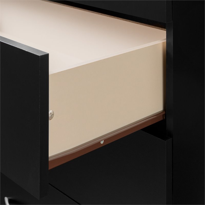 Home Square 2-Piece Set with Full Queen Storage Bed and 5-Drawer Chest
