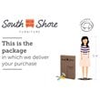 Home Square 3-Piece Set with Full Queen Storage Bed Nightstand & 5-Drawer Chest