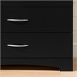 Home Square 3-Piece Set with Full Queen Storage Bed Nightstand & 5-Drawer Chest