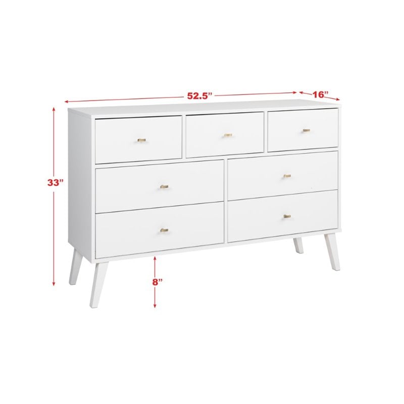 abarca 7 drawer nightstand