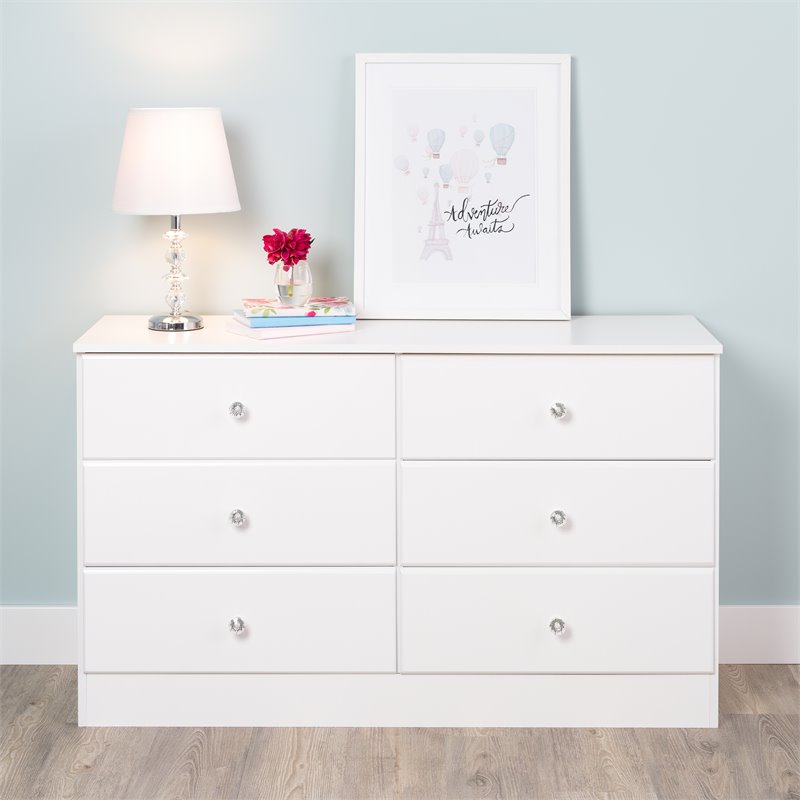 Home Square 5-Piece Set with Double Dresser Tall Chest Chest & 2 Nightstands
