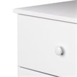 Home Square 3-Piece Set with Chest Lingerie Chest and Double Dresser in White
