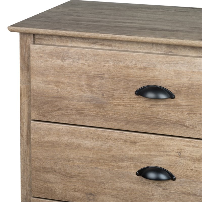 Home Square 3-Piece Set with 2 3-Drawer Nightstands and 5-Drawer Chest