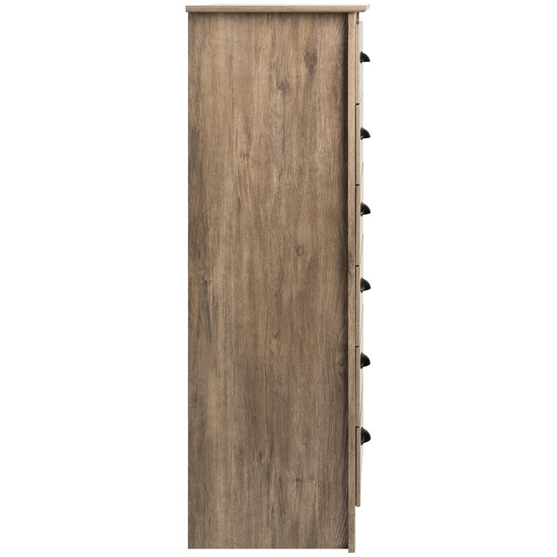 Home Square 3-Piece Set with 2 2-Drawer Nightstands and 6-Drawer Chest