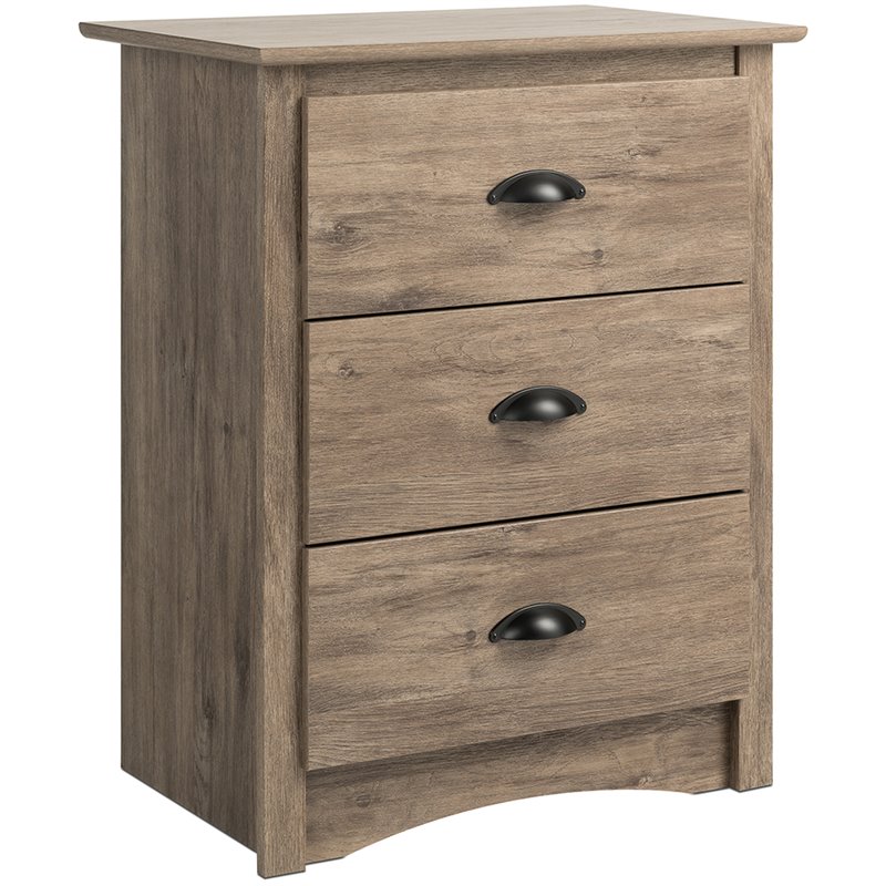 Home Square 3-Piece Set with 2 3-Drawer Nightstands and 6-Drawer Chest