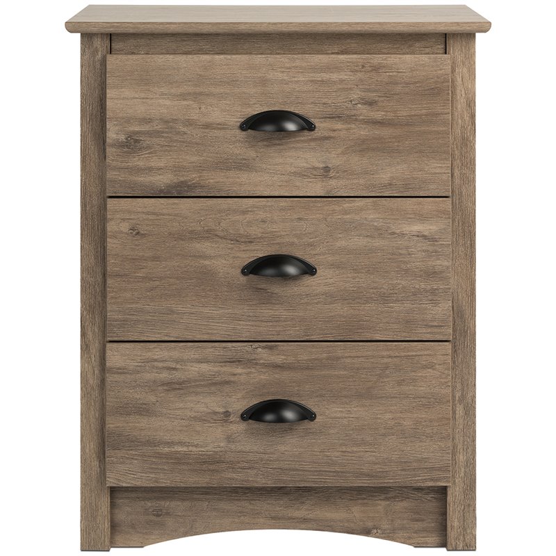 Home Square 3-Piece Set with 2 3-Drawer Nightstands and 6-Drawer Chest
