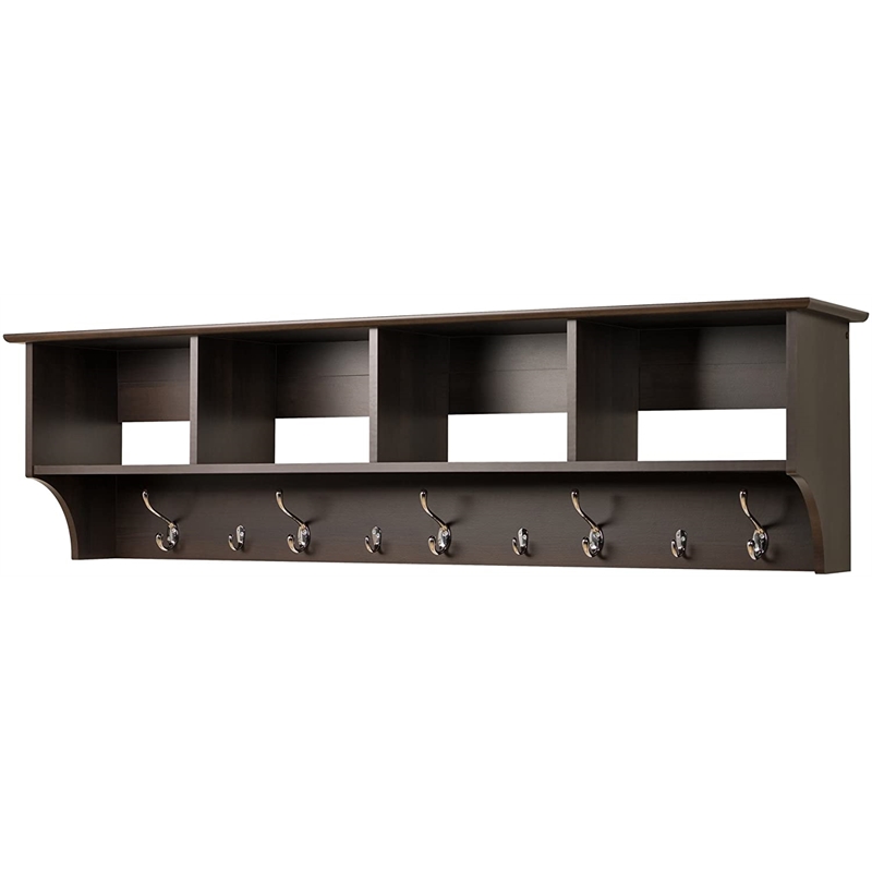 Home Square Set with 18 Cubby Shoe Storage Bench and 60