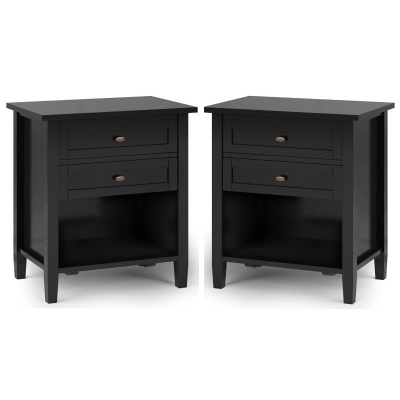 Home Square 2-Piece Wood 24