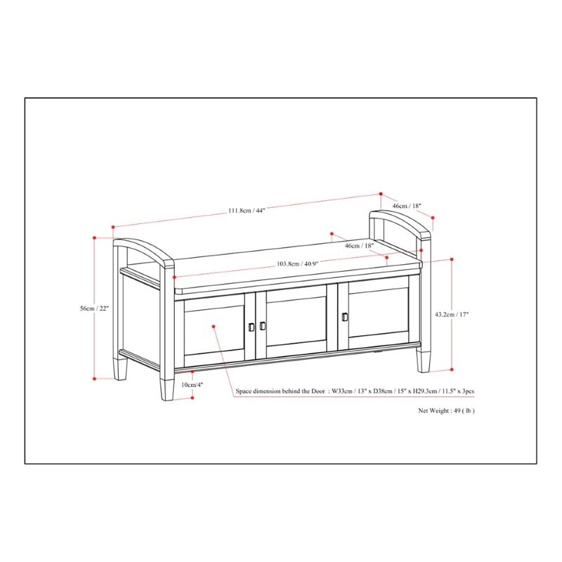 Home Square 2-Piece Set with 44