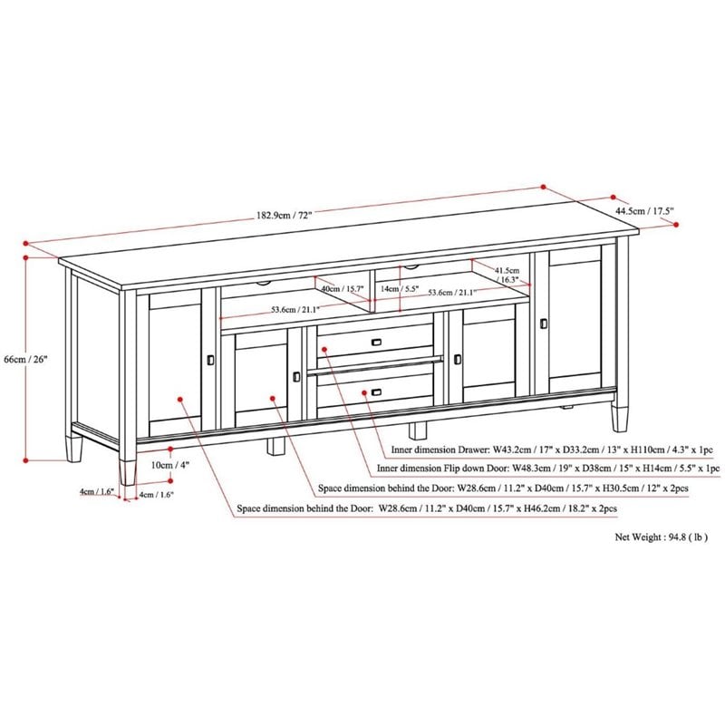Home Square 2-Piece Set with 72