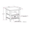 Home Square 2-Piece Wood 20