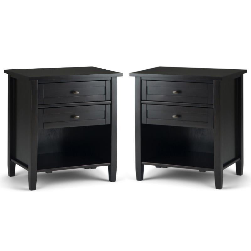 Home Square 2-Piece Wood 24