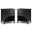 Home Square 2-Piece Wood 24
