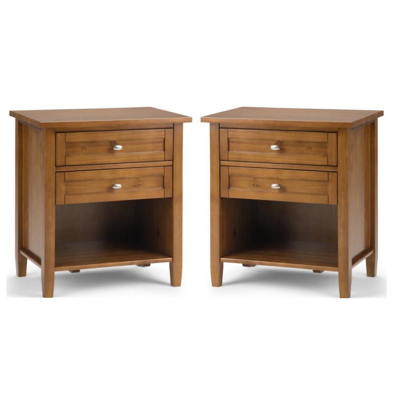 Home Square 2-Piece Wood 24