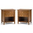 Home Square 2-Piece Wood 24