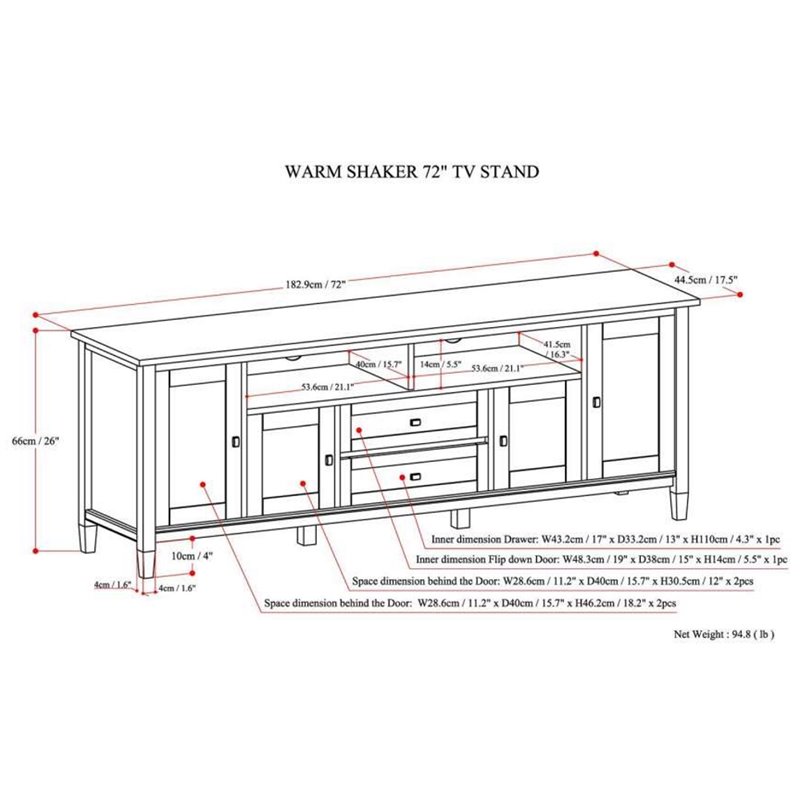Home Square 2-Piece Set with 72