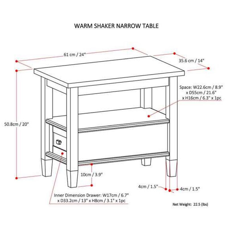 Home Square 2-Piece Set with 47