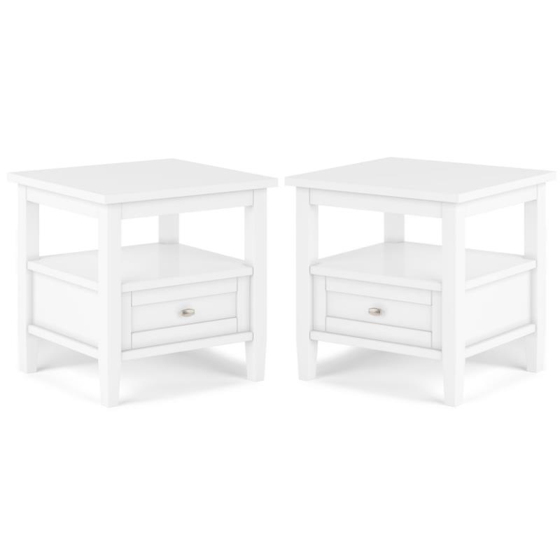 Home Square 2-Piece Wood 20
