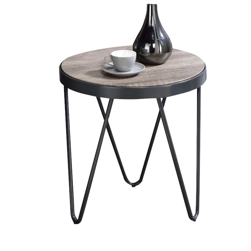 Home Square 3-Piece Set with Coffee Table and 2 End Tables in Weathered Gray Oak