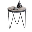 Home Square 3-Piece Set with Coffee Table and 2 End Tables in Weathered Gray Oak