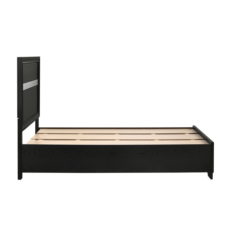 Home Square 5-Piece Set with Twin Storage Bed Nightstand Dresser Mirror & Chest