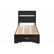 Home Square 5-Piece Set with Twin Storage Bed Nightstand Dresser Mirror & Chest