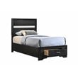 Home Square 5-Piece Set with Twin Storage Bed Nightstand Dresser Mirror & Chest
