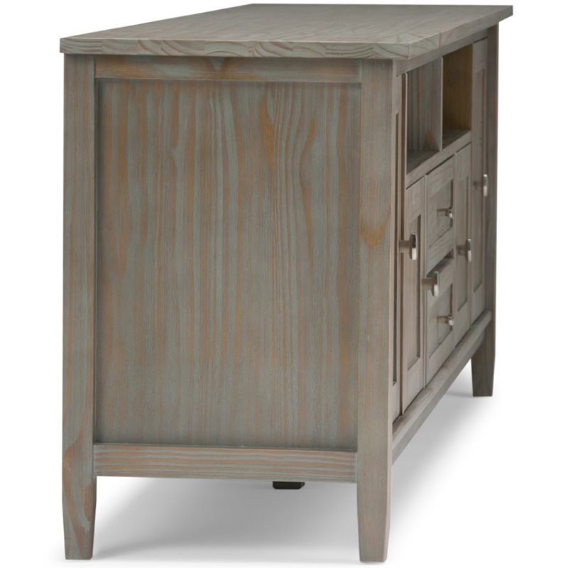 Home Square 3-Piece Set with TV Media Stand up to 80